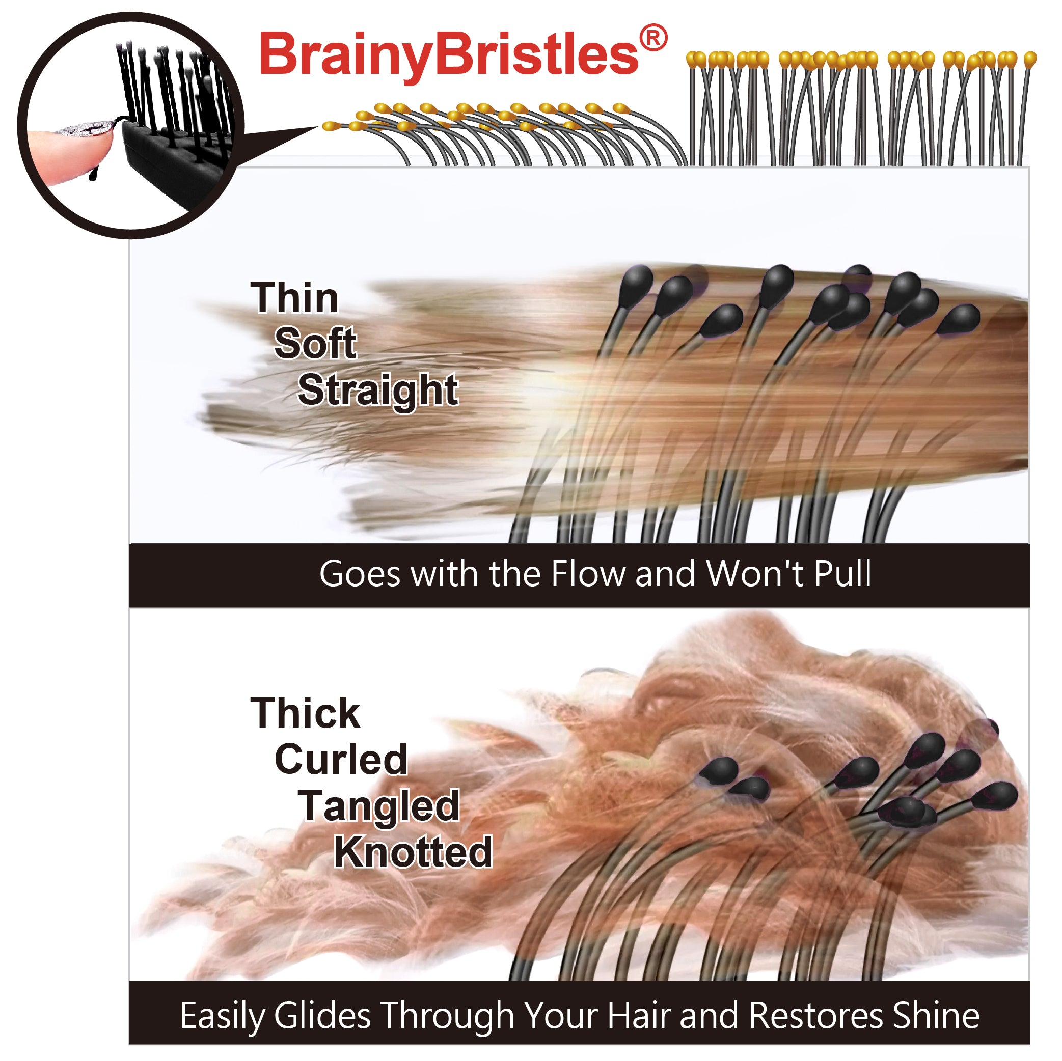 Patented Venting Hair Brush DoubleC