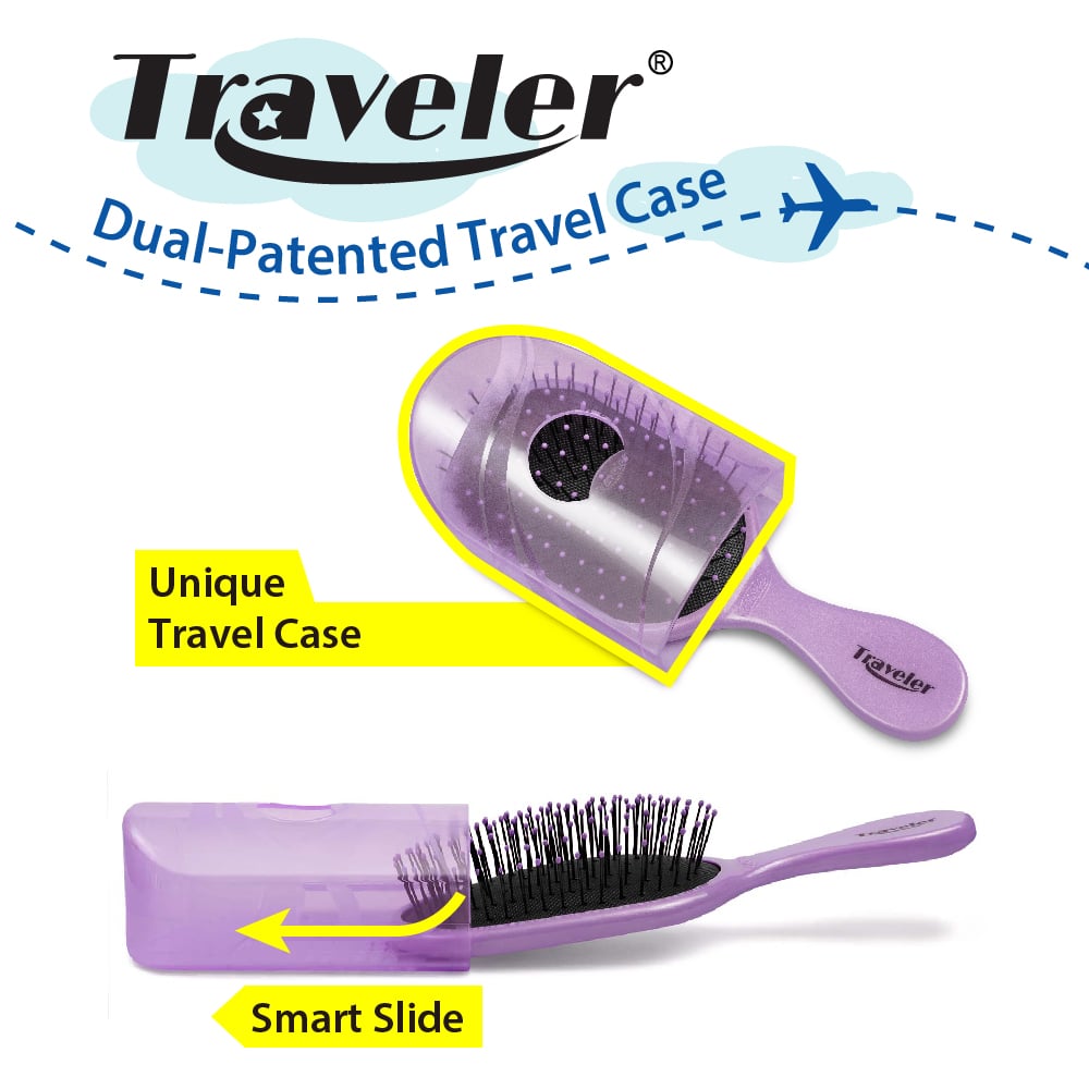 Patented Traveler Hair Brush