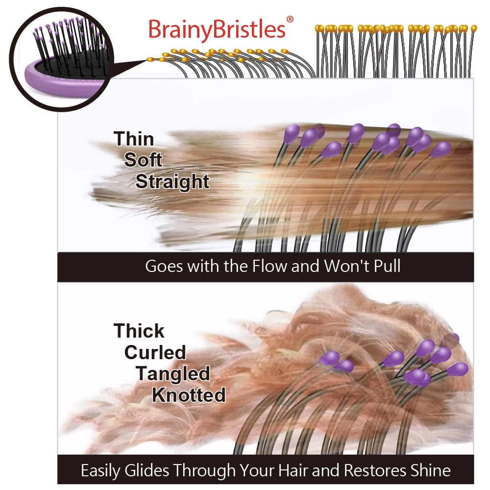 Patented Traveler Hair Brush