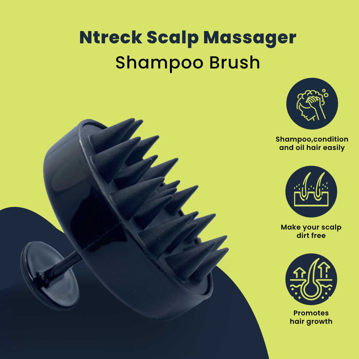 NTreck Scalp Massager for Hair Growth