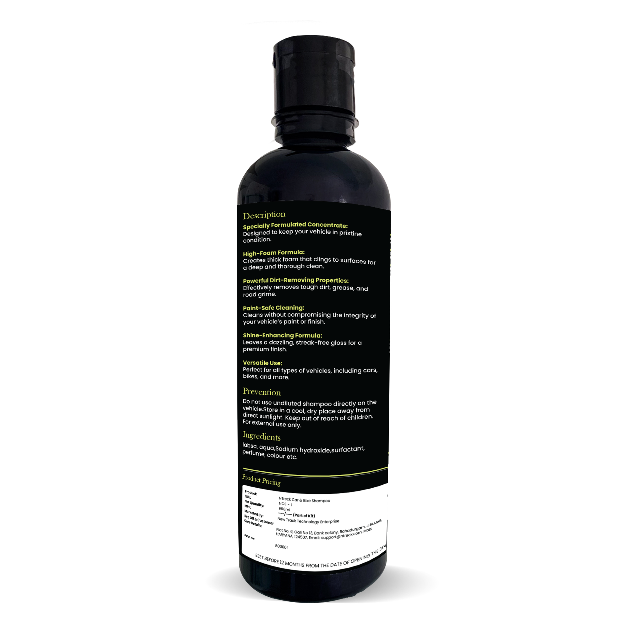 NTreck Car & Bike Shampoo